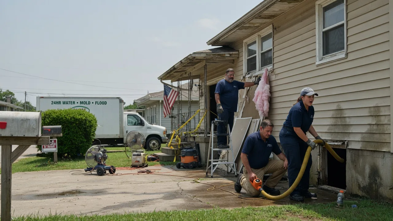 Water Damage Repair in Cromwell, OK near me